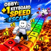 Play Obby: +1 Keyboard Speed Escape now!