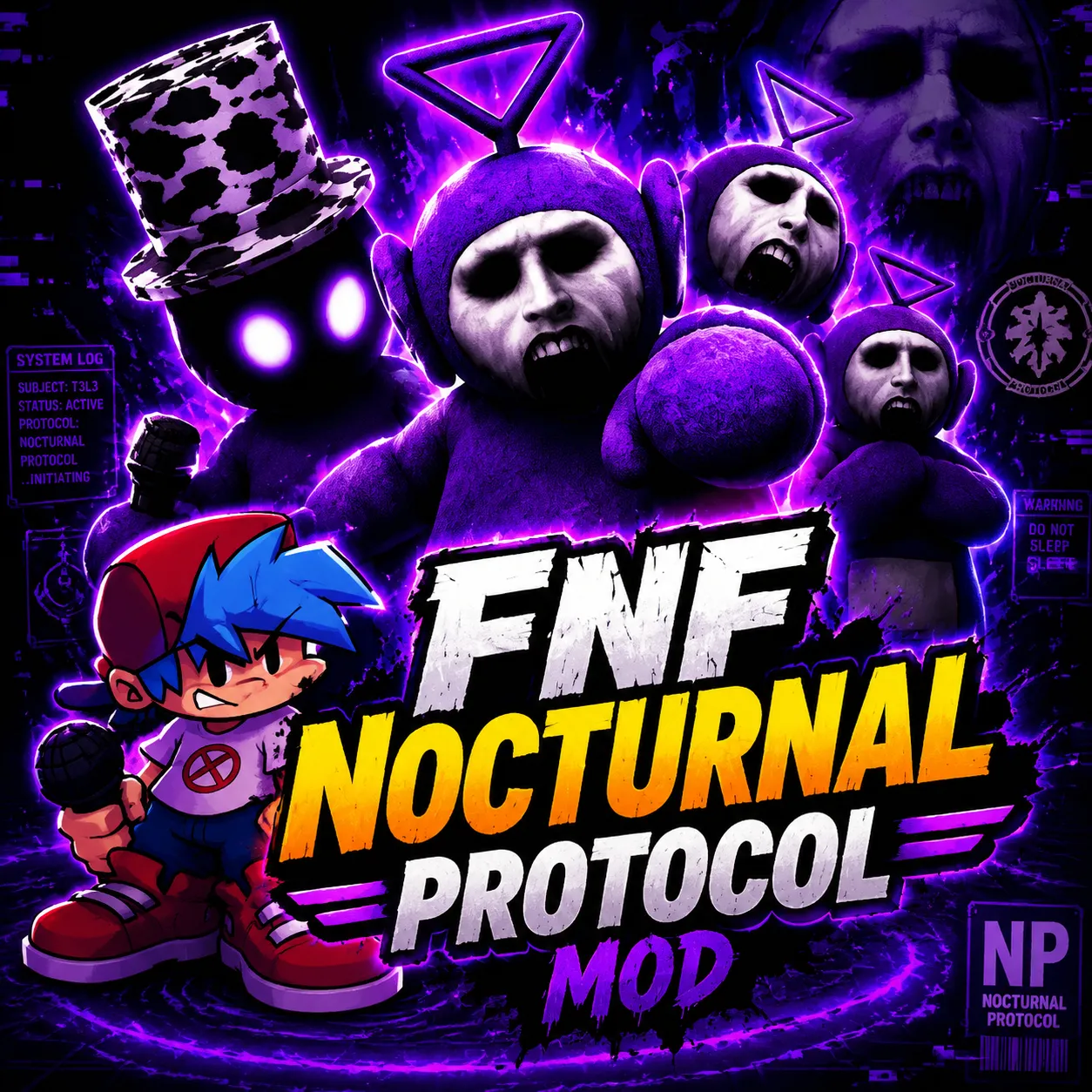 PLay FNF Nocturnal Protocol Mod now!