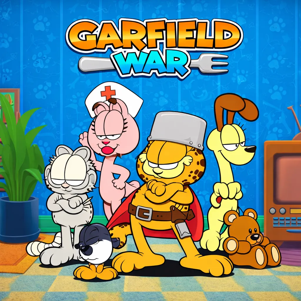 PLay Garfield War now!
