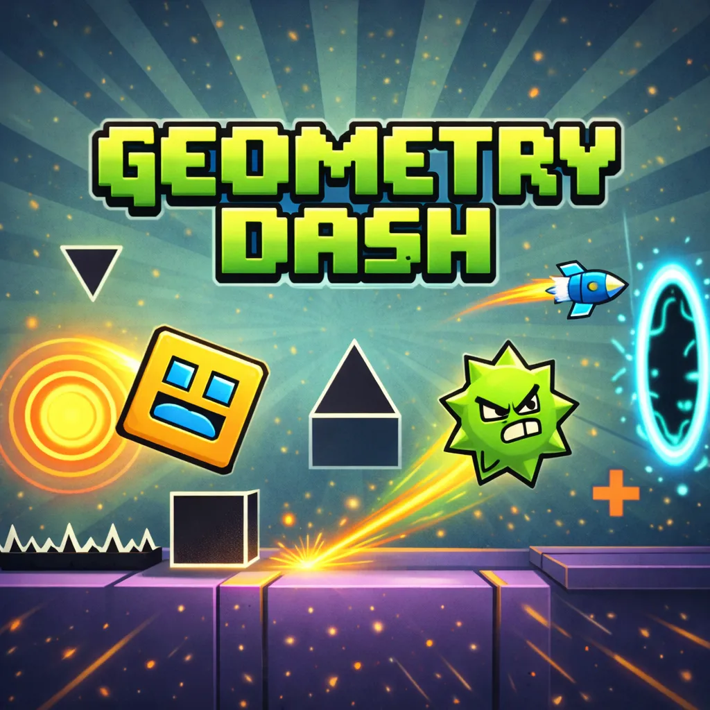 PLay Geometry Dash now!