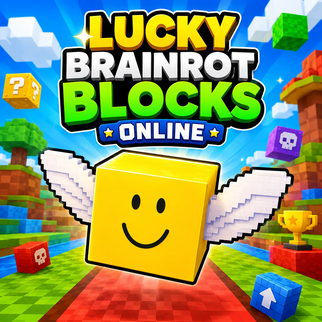 PLay Lucky Brainrot Blocks Online now!