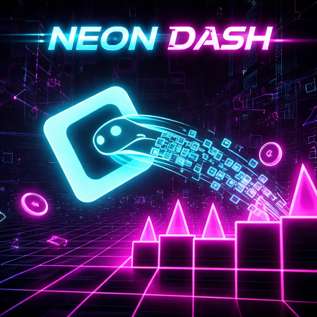 PLay Neon Dash: Survive the Dash now!
