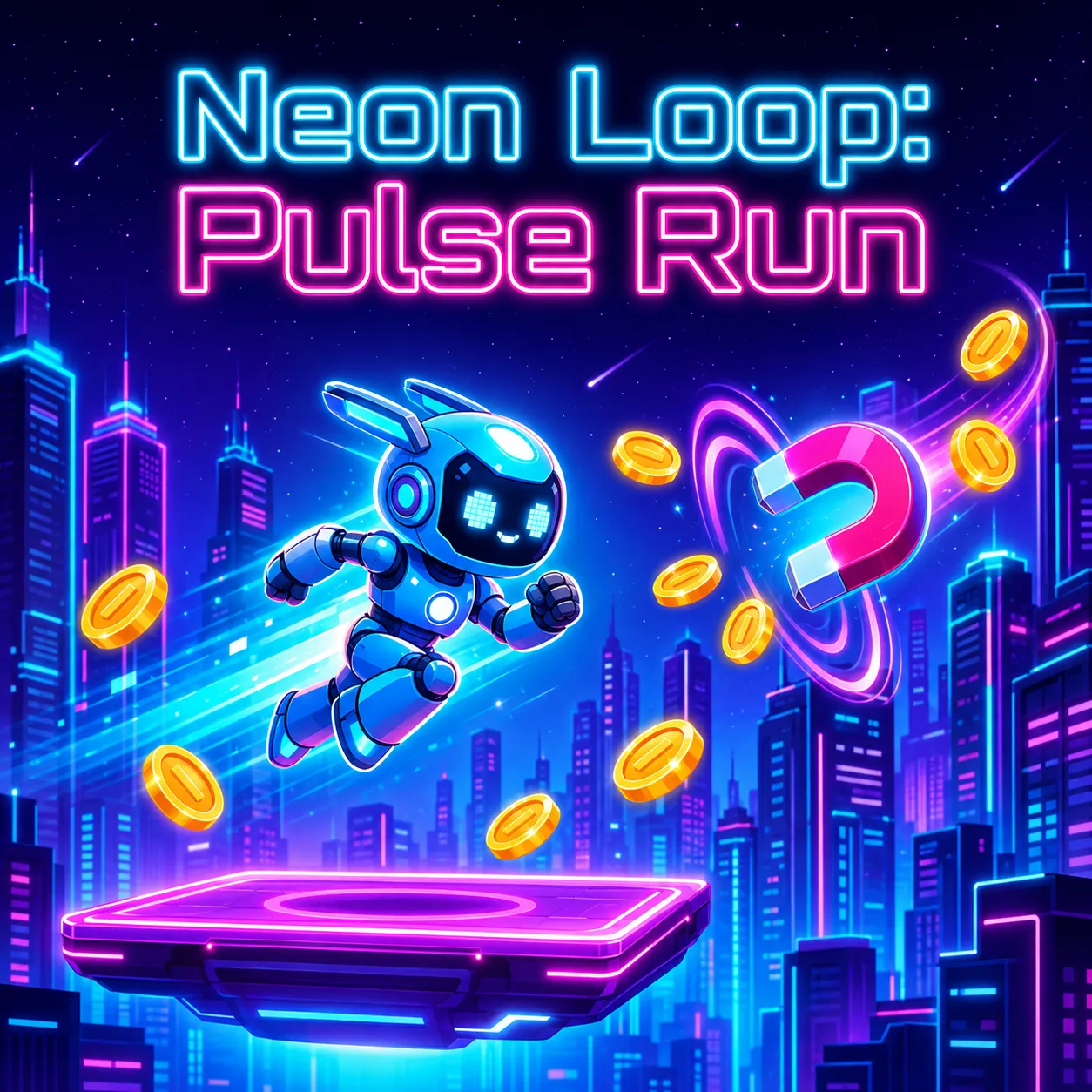 PLay Neon Loop: Pulse Run now!