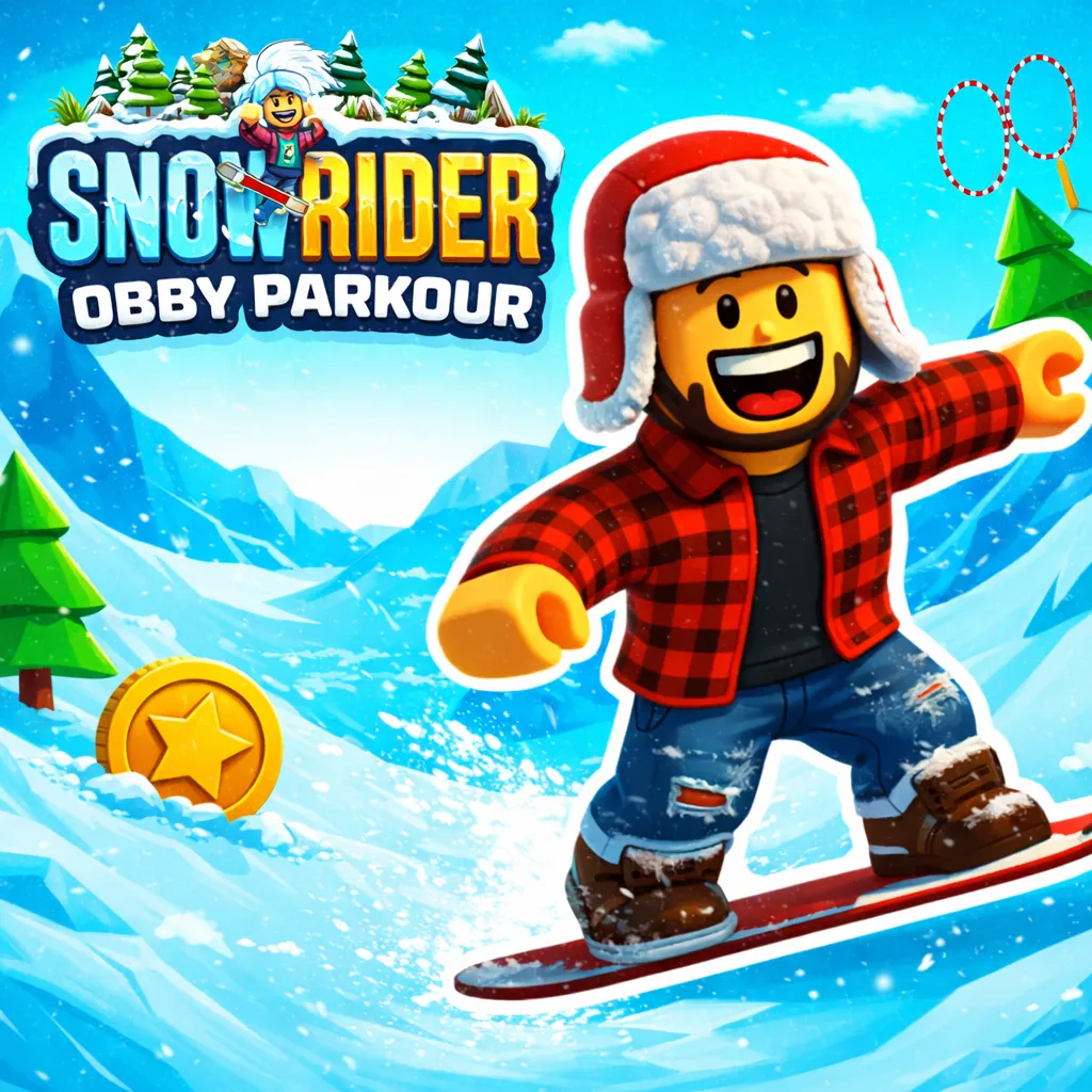 PLay Snow Rider Obby Parkour now!