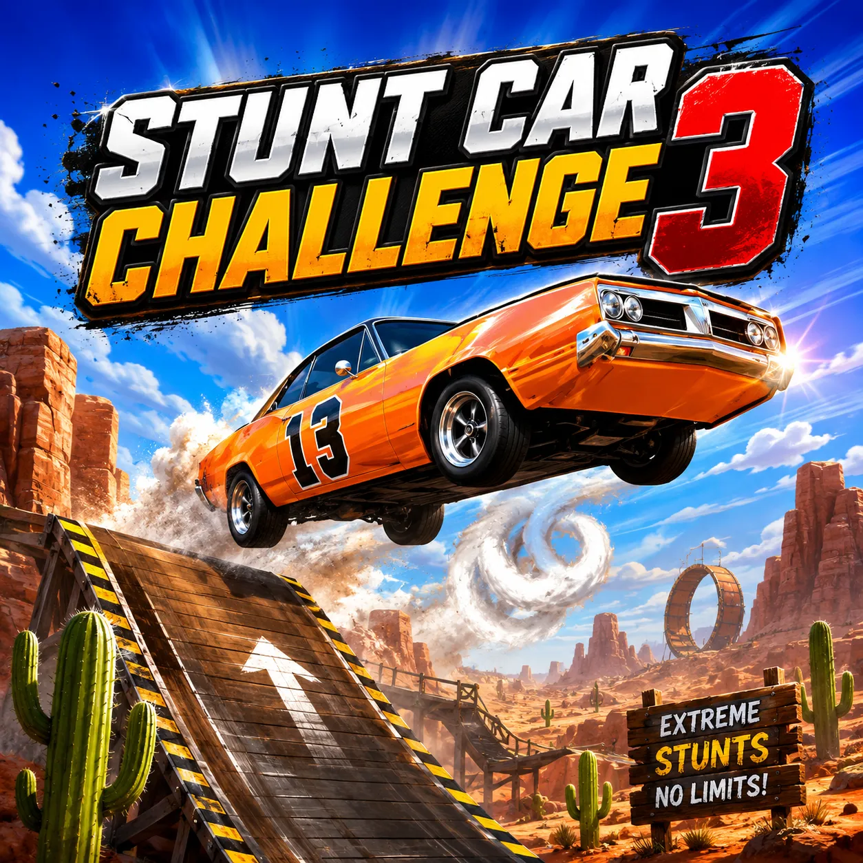 Play Stunt Car Challenge 3 now!