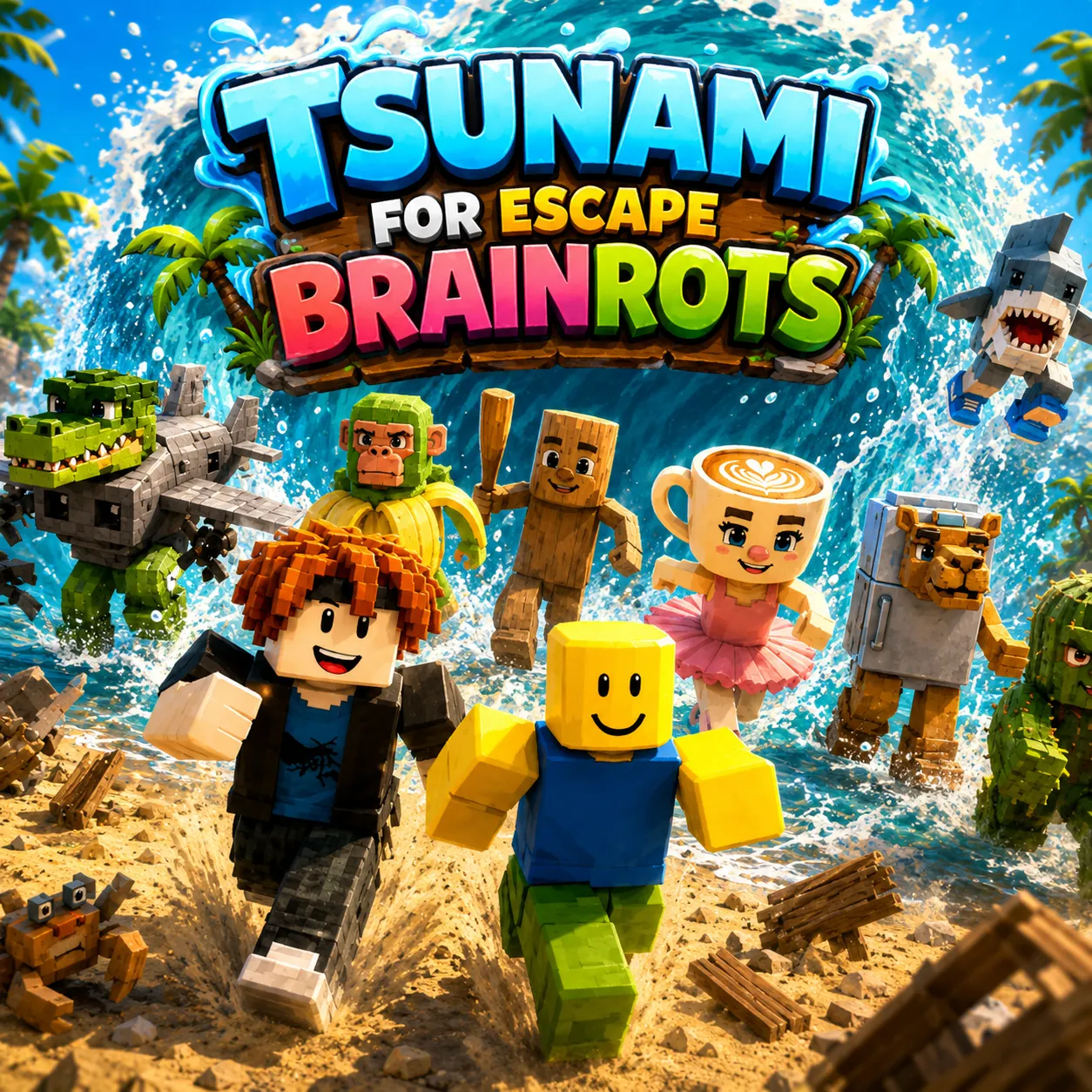 PLay Tsunami For Escape Brainrots now!