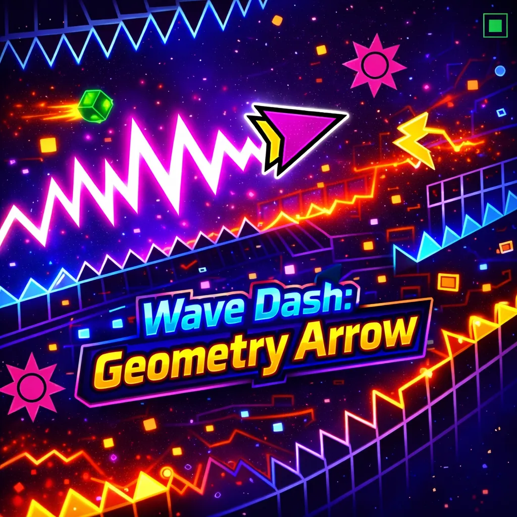 PLay Wave Dash: Geometry Arrow now!